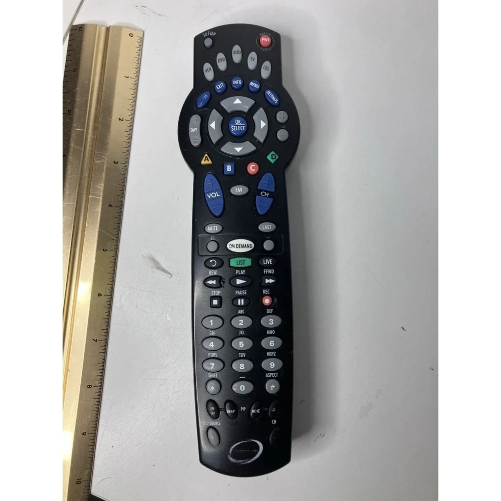 UEI Technology OCAP 5-Device Universal Remote Control 1056B03 DVD TV VCR AUD CBL